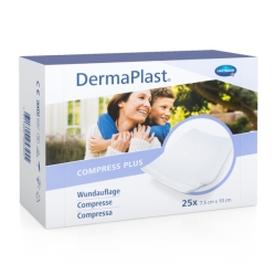 Compresses DermaPlast® Plus 7.5 x 10 cm 25 pcs
