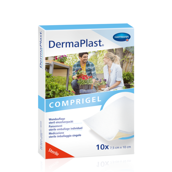 Comprigel stérile DermaPlast®, 10 pces 
