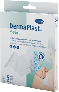 Pansement Medical transparent 10x9 cm DermaPlast® 