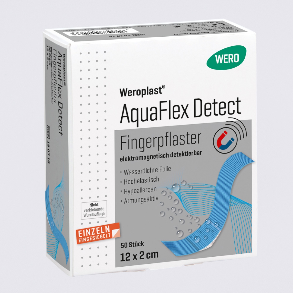 Pansements Weroplast® AquaFlex Detect 12 x 2 cm 
