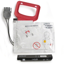 Batterie et électrodes Charge-Pak L Lifepak CR+