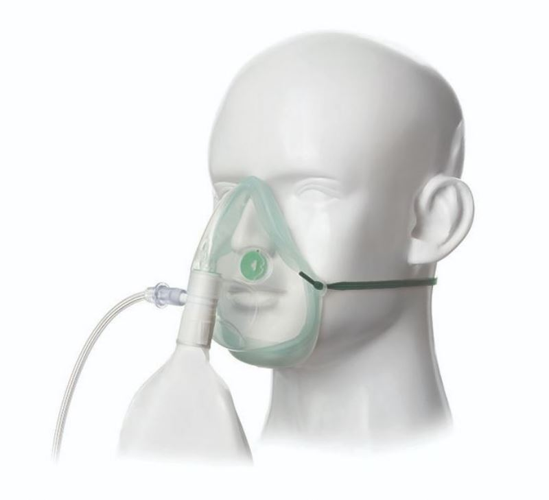 Masque à oxygène moyenne concentration