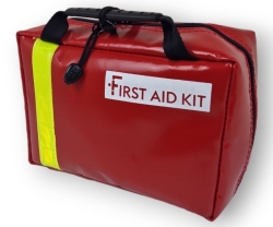 First aid Kit PVC rouge Vide 