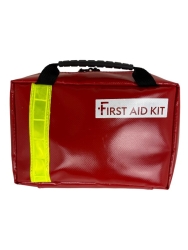 First Aid Kit vide en PVC rouge