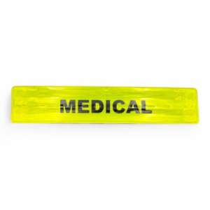 Brassard enrouleur MEDICAL jaune