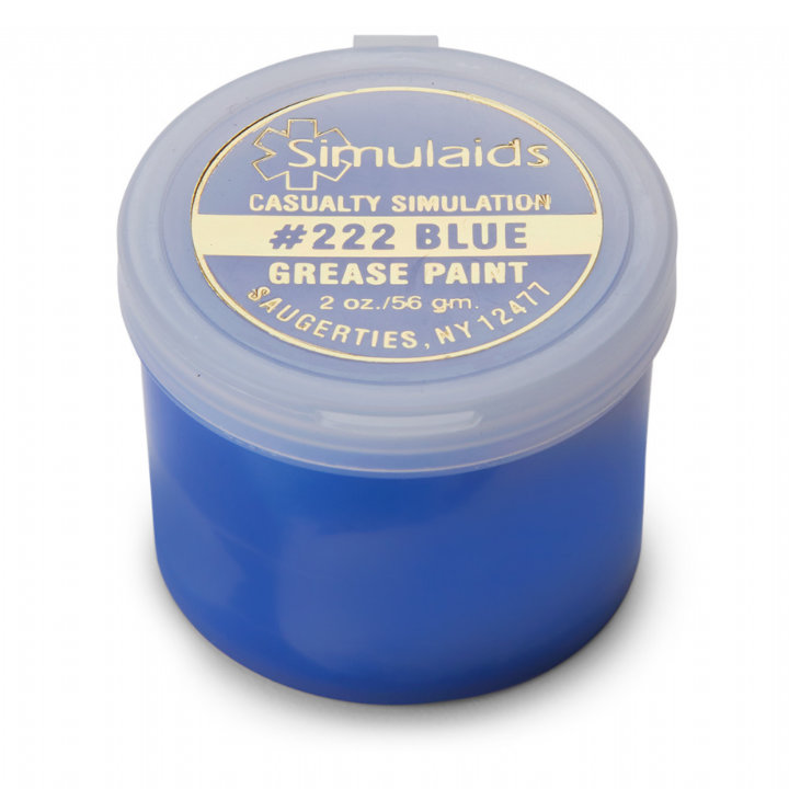 Pot de maquillage bleu, 56gr