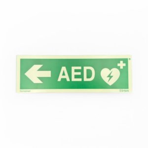 Signalisation AED directionnel gauche